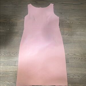 Ann Taylor Light Pink Midi Dress